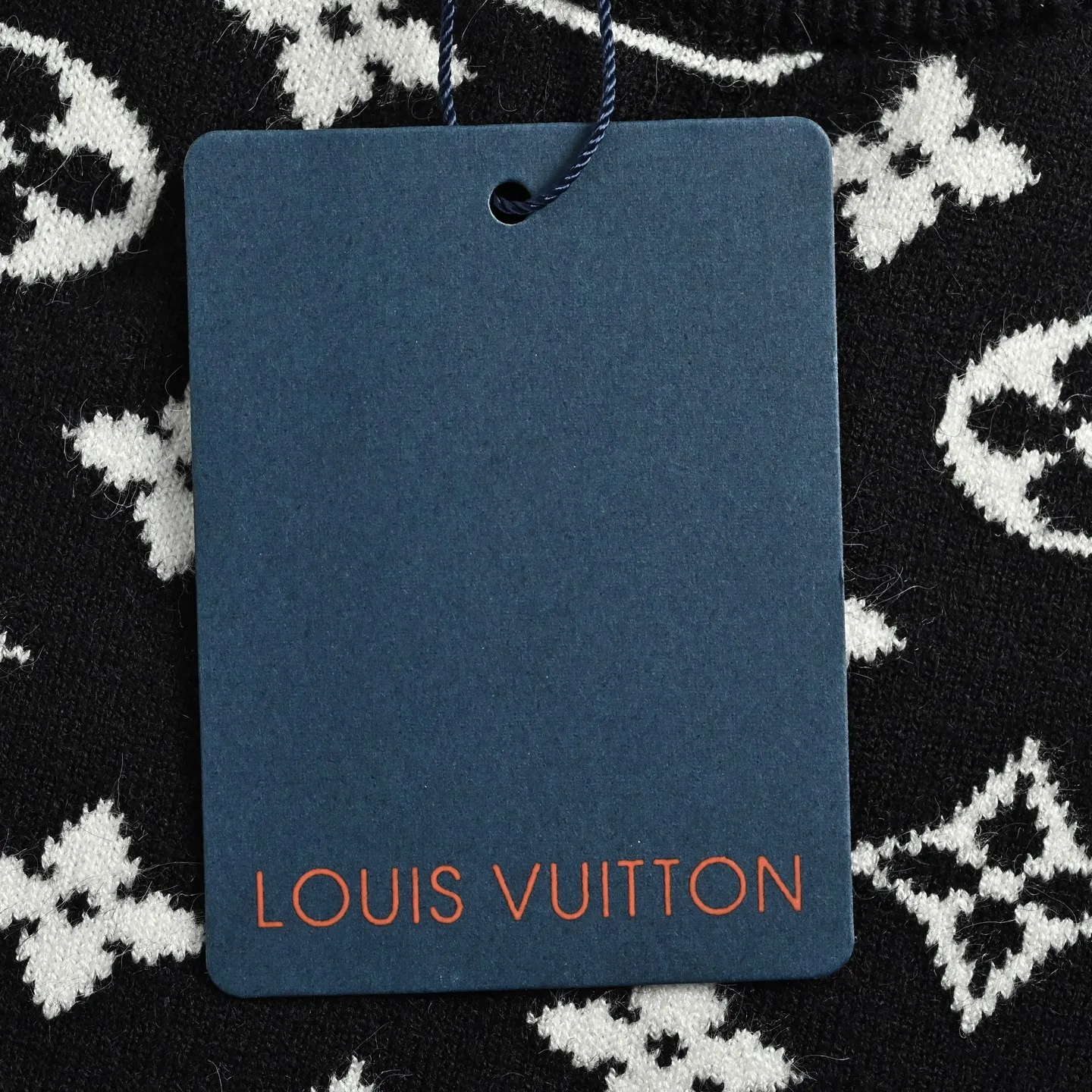 Louis Vuitton/Louis Vuitton all-over printed jacquard sweater